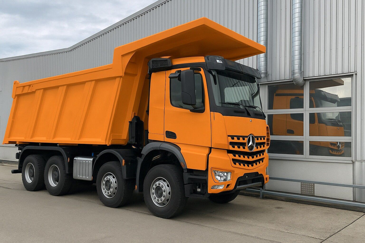 Mercedes-Benz AROCS 4851 8x6 Euro 6 Muldenkipper MEILLER 27 m³ - Camião basculante: foto 1 Mercedes-Benz AROCS 4851 8x6 Euro 6 Muldenkipper MEILLER 27 m³ - Camião basculante: foto 1