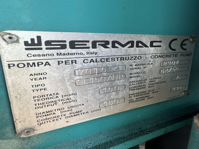 Autobomba de betão Mercedes-Benz AROCS 5051 10x6 Euro 6 Betonpumpe SERMAC 6RZ56: foto 6