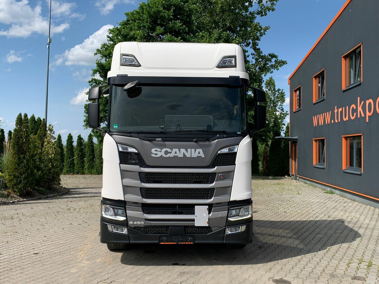 Scania R450 6x2 Abrollkipper MEILLER*Lenkachse Retarder - Camião polibenne: foto 3 Scania R450 6x2 Abrollkipper MEILLER*Lenkachse Retarder - Camião polibenne: foto 3