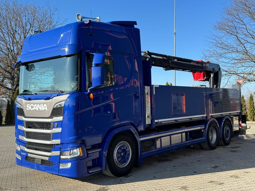 Scania R500 6x2 Pritsche mit Kran HIAB 177K PRO - Camião grua: foto 2 Scania R500 6x2 Pritsche mit Kran HIAB 177K PRO - Camião grua: foto 2
