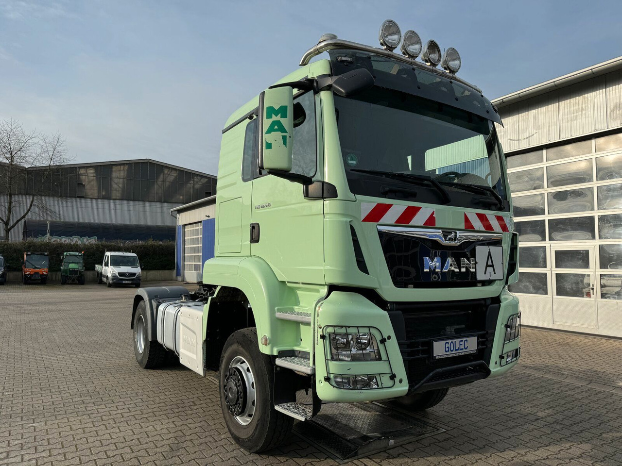 MAN TGS 18.510 4x4 SZM - Kipphyd. Blatt Luft - Tractor: foto 1 MAN TGS 18.510 4x4 SZM - Kipphyd. Blatt Luft - Tractor: foto 1