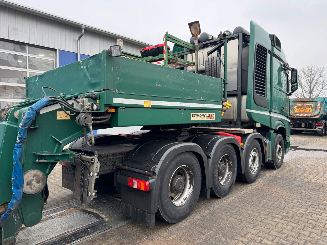 Mercedes-Benz ACTROS 4163 8x4 Schwerlast +Tieflader 4+2 *83 T - Tractor: foto 5 Mercedes-Benz ACTROS 4163 8x4 Schwerlast +Tieflader 4+2 *83 T - Tractor: foto 5