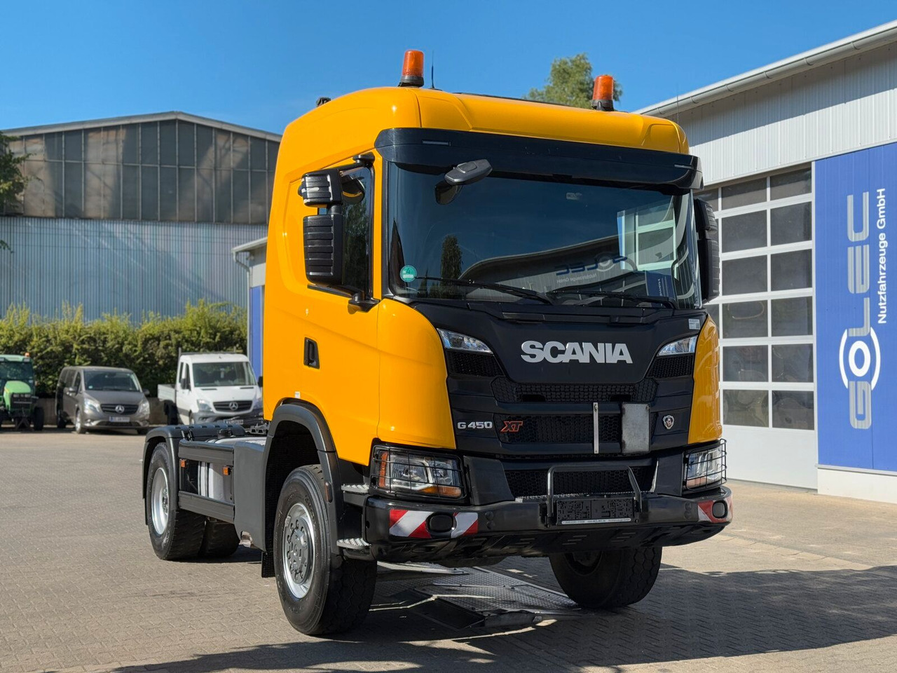 Scania G450 XT 4x4 Euro 6 SZM Kipphydraulik Blatt/ Luft - Tractor: foto 1 Scania G450 XT 4x4 Euro 6 SZM Kipphydraulik Blatt/ Luft - Tractor: foto 1