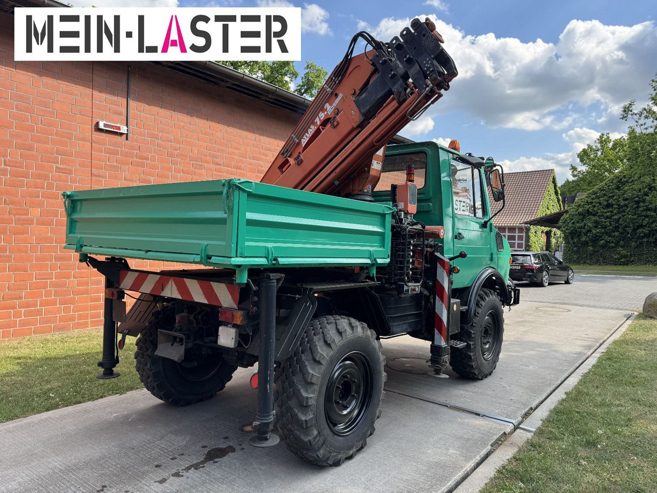 Unimog U 1200 Atlas 75.2 Kran 14 m Funk FB *1. Hand - Camião grua: foto 4 Unimog U 1200 Atlas 75.2 Kran 14 m Funk FB *1. Hand - Camião grua: foto 4