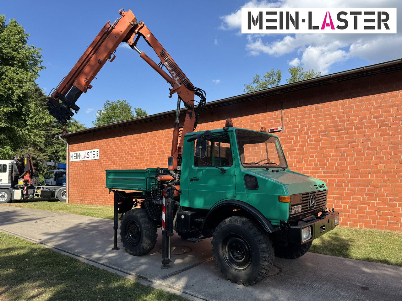 Leasing de  Unimog U 1200 Atlas 75.2 Kran 14 m Funk FB  *1. Hand Unimog U 1200 Atlas 75.2 Kran 14 m Funk FB  *1. Hand: foto 12