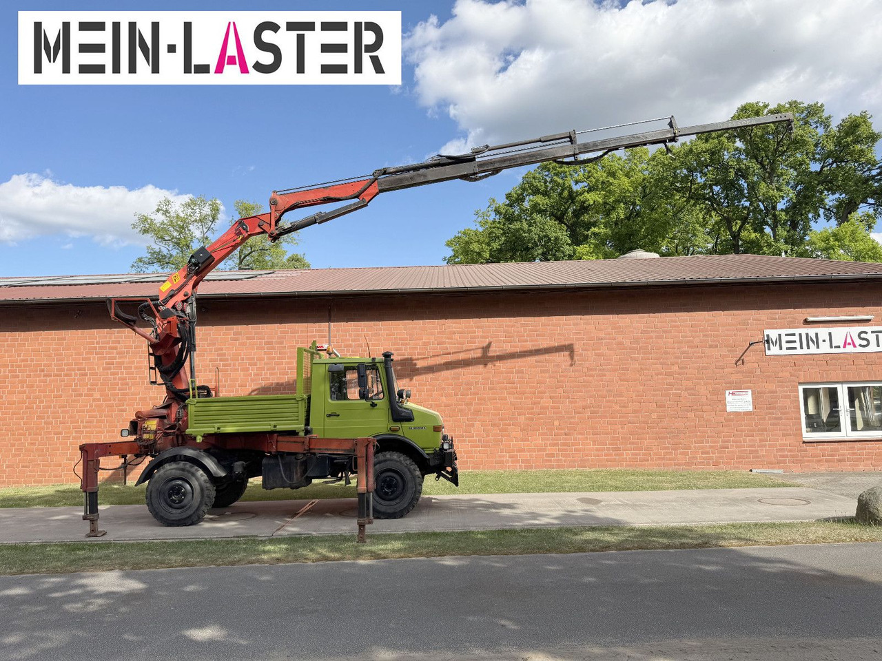 Camião grua Unimog U 1650 PK 10500 Kran 15 m max. 3,9 t Seilwinde: foto 7