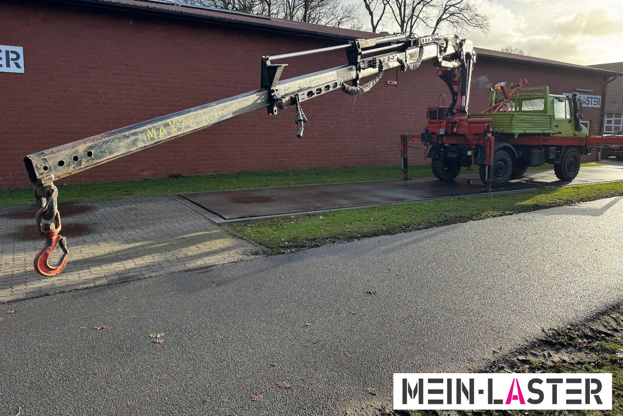 Camião grua Unimog U 1650 PK 10500 Kran 15 m max. 3,9 t Seilwinde: foto 13