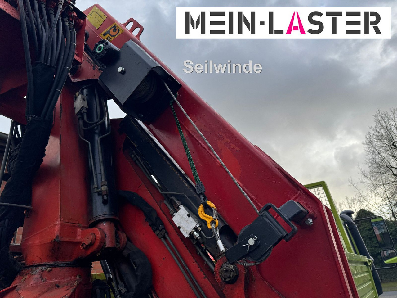 Camião grua Unimog U 1650 PK 10500 Kran 15 m max. 3,9 t Seilwinde: foto 12