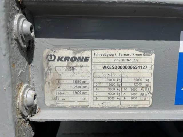 Krone 2x stack of 4x mega flat trailer - Semi-reboque plataforma/ Caixa aberta: foto 3 Krone 2x stack of 4x mega flat trailer - Semi-reboque plataforma/ Caixa aberta: foto 3