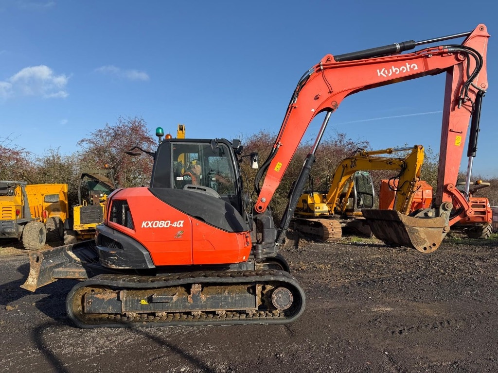 Kubota KX080-4 - Mini escavadeira: foto 1 Kubota KX080-4 - Mini escavadeira: foto 1