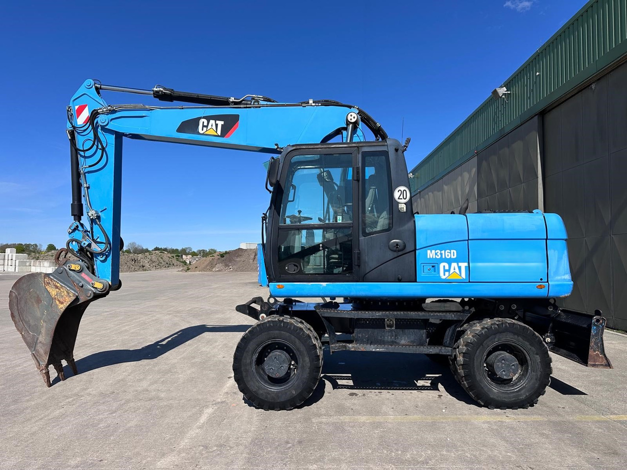 CATERPILLAR M 316 D Oil Quick OQ 65 Deutsche Maschine Top ! - Escavadeira de rodas: foto 5 CATERPILLAR M 316 D Oil Quick OQ 65 Deutsche Maschine Top ! - Escavadeira de rodas: foto 5