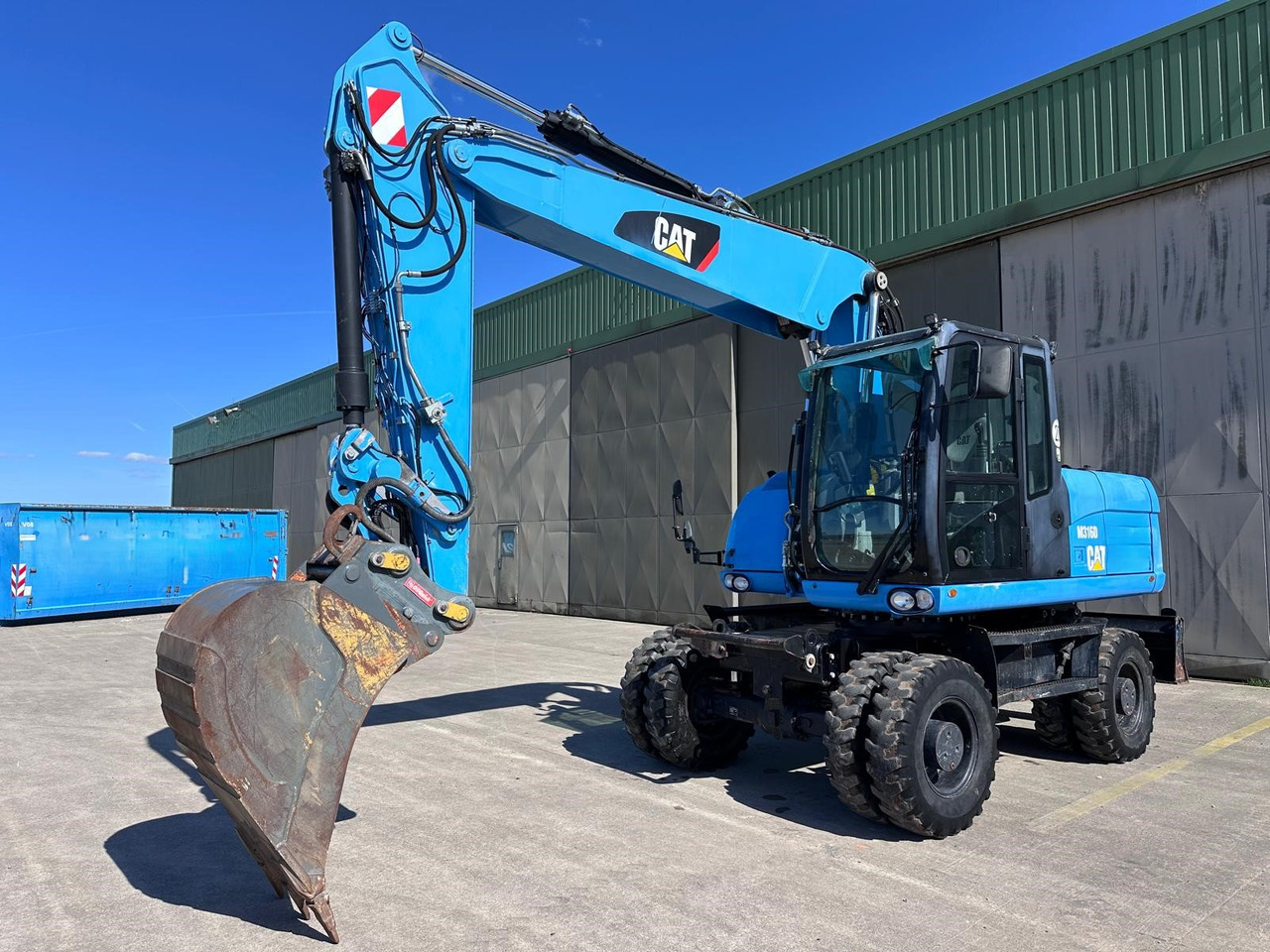 CATERPILLAR M 316 D Oil Quick OQ 65 Deutsche Maschine Top ! - Escavadeira de rodas: foto 1 CATERPILLAR M 316 D Oil Quick OQ 65 Deutsche Maschine Top ! - Escavadeira de rodas: foto 1