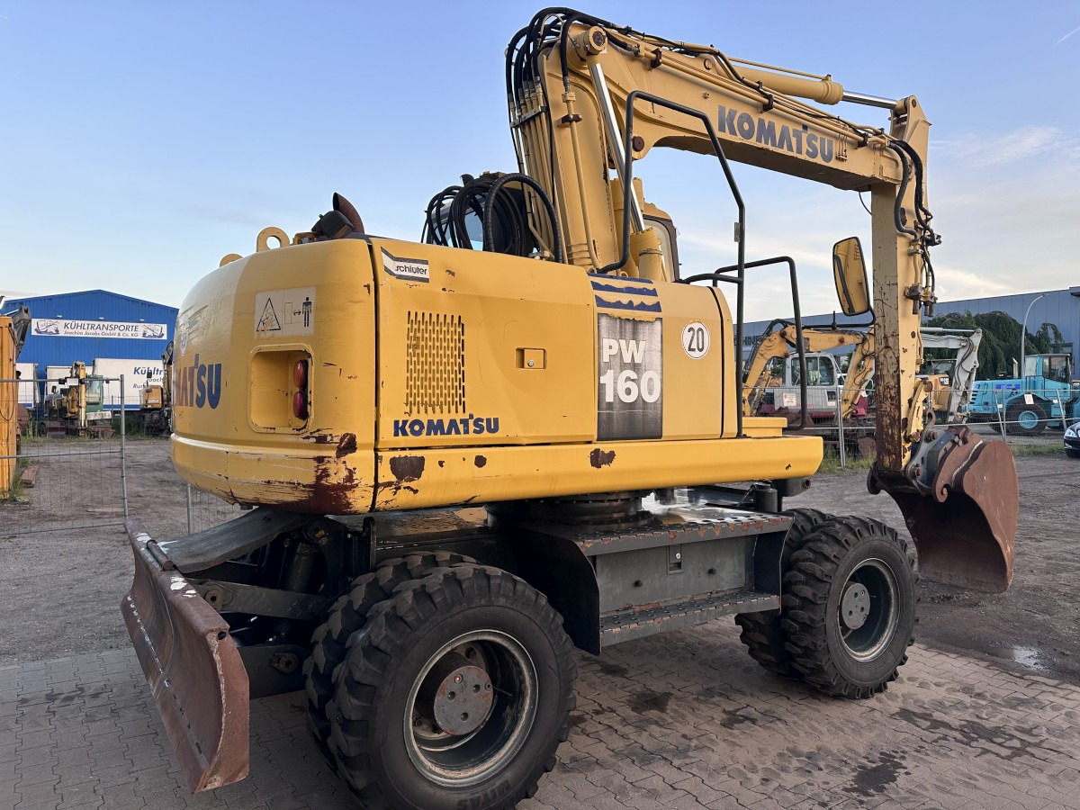 KOMATSU PW 160 ES-7K Clima German machine! - Escavadeira de rodas: foto 4 KOMATSU PW 160 ES-7K Clima German machine! - Escavadeira de rodas: foto 4