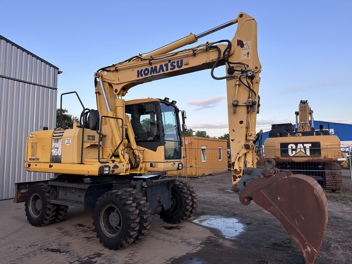 KOMATSU PW 160 ES-7K Clima German machine! - Escavadeira de rodas: foto 2 KOMATSU PW 160 ES-7K Clima German machine! - Escavadeira de rodas: foto 2