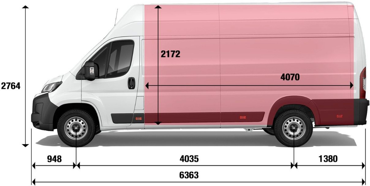 Furgão Fiat Ducato  35H L4H3 180 Kastenwagen 2025: foto 6