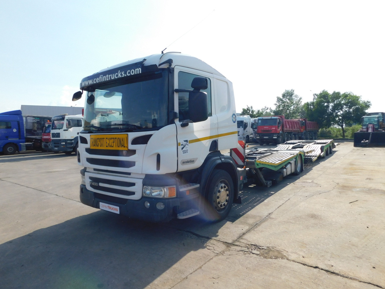Scania Lb 4x2 - Camião transporte de veículos: foto 1 Scania Lb 4x2 - Camião transporte de veículos: foto 1