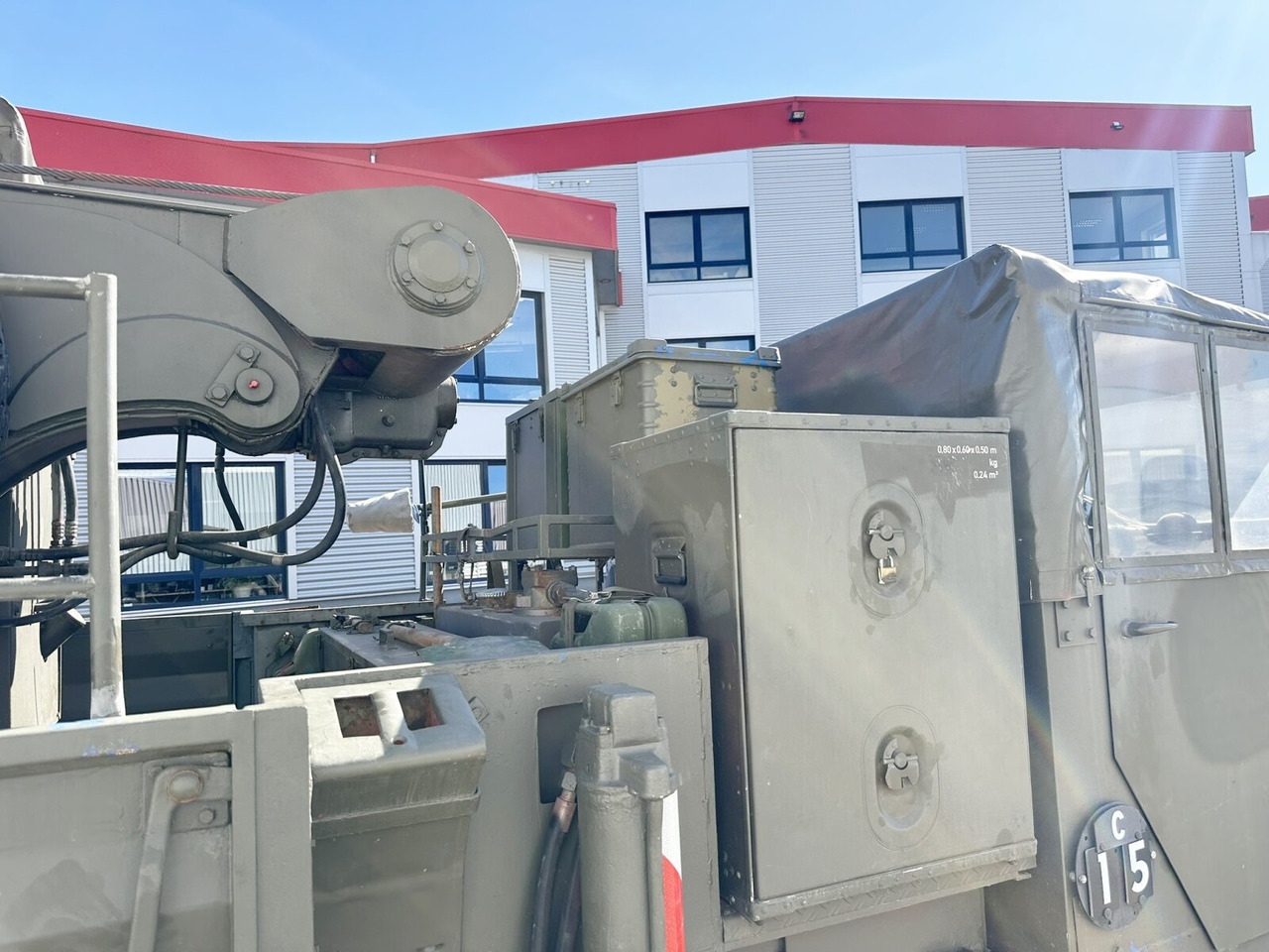 KLOECKNER-H-DEUTZ Jupiter 178D15A6X6 Jupiter 178D15A 6X6, Bundeswehr-Kran,Wilhag - Camião, Camião grua: foto 5 KLOECKNER-H-DEUTZ Jupiter 178D15A6X6 Jupiter 178D15A 6X6, Bundeswehr-Kran,Wilhag - Camião, Camião grua: foto 5