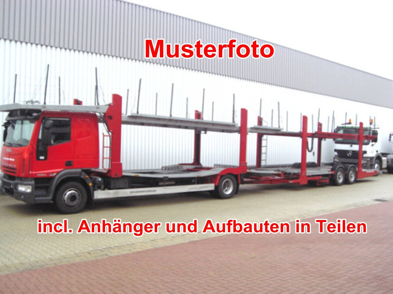 EuroCargo ML160E32 4x2 EuroCargo ML160E32 4x2 mit Teilen für Anhänger und Aufbauten - Camião transporte de veículos: foto 1 EuroCargo ML160E32 4x2 EuroCargo ML160E32 4x2 mit Teilen für Anhänger und Aufbauten - Camião transporte de veículos: foto 1