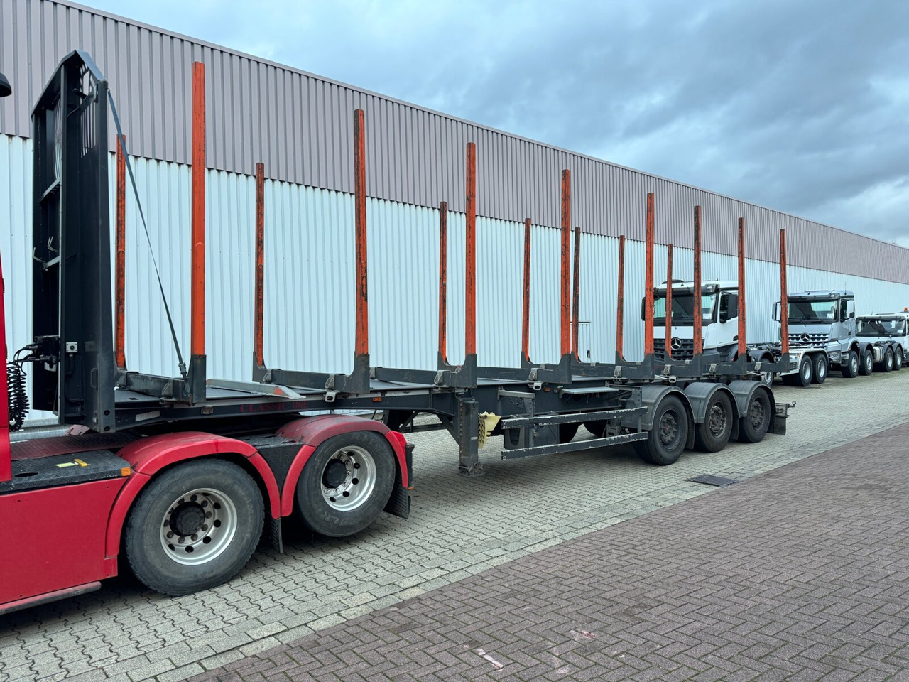 GSODAM GSTB3SL Holzauflieger GSODAM GSTB3SL Holzauflieger, Liftachse - Semi-reboque transporte de madeira: foto 1 GSODAM GSTB3SL Holzauflieger GSODAM GSTB3SL Holzauflieger, Liftachse - Semi-reboque transporte de madeira: foto 1