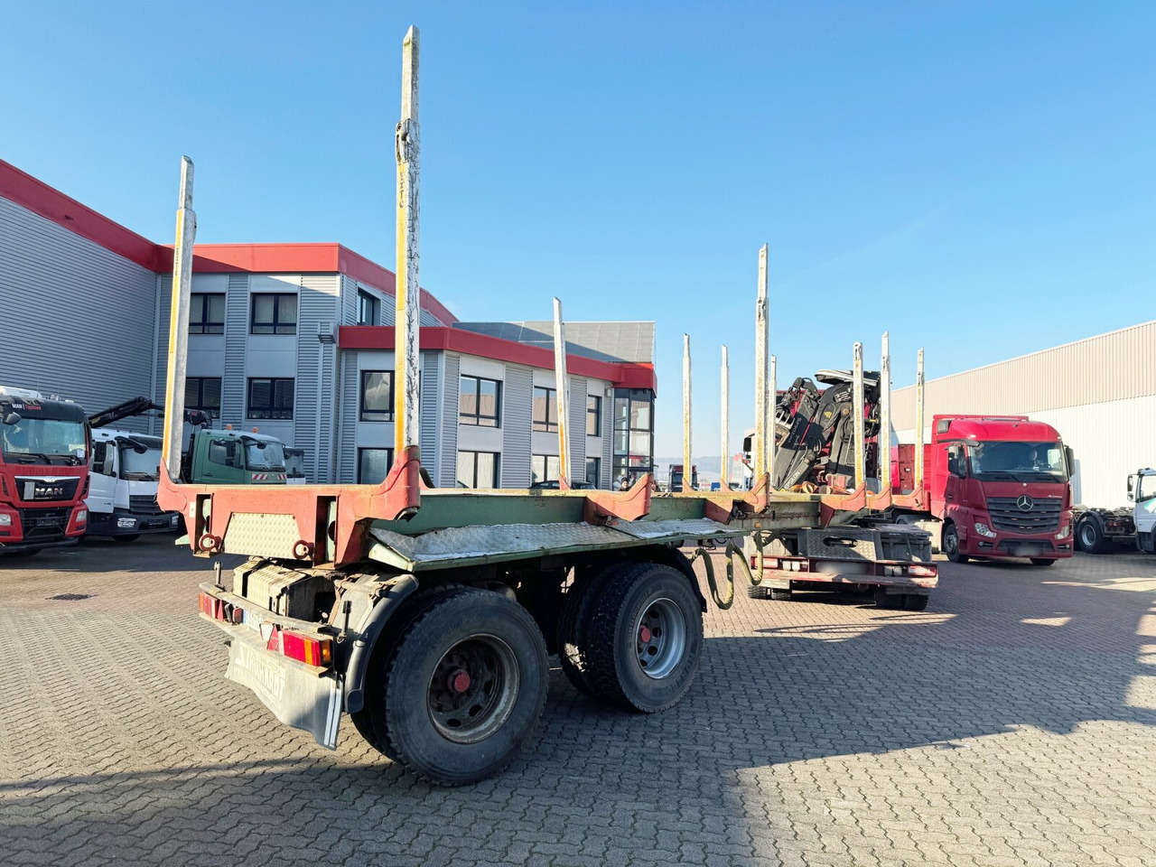 GSV 34 GLOGGER GSV 34, Lenk-/Liftachse, ausziehbar 10,75m-14,35m - Semi-reboque transporte de madeira: foto 5 GSV 34 GLOGGER GSV 34, Lenk-/Liftachse, ausziehbar 10,75m-14,35m - Semi-reboque transporte de madeira: foto 5