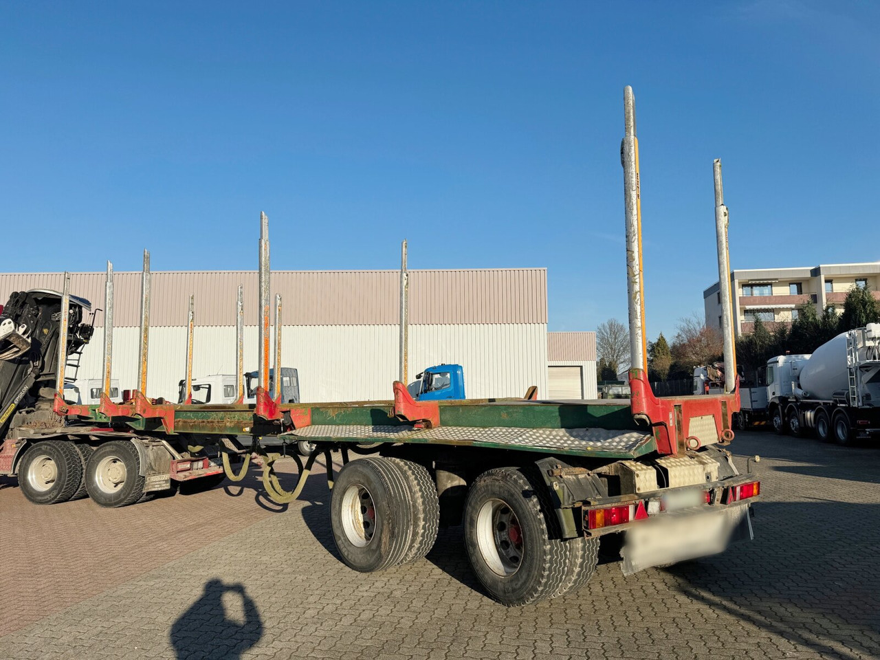 GSV 34 GLOGGER GSV 34, Lenk-/Liftachse, ausziehbar 10,75m-14,35m - Semi-reboque transporte de madeira: foto 4 GSV 34 GLOGGER GSV 34, Lenk-/Liftachse, ausziehbar 10,75m-14,35m - Semi-reboque transporte de madeira: foto 4