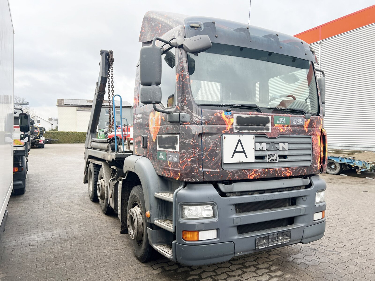 Camião multibenne MAN TGA 26.410 6X2/4 BL Motorschaden! TGA 26.410 6X2/4 BL, Vorlauf Lenk-Liftachse, Meiller Tele.: foto 8