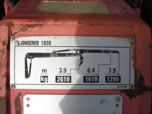 Camião grua MAN TGA 26.413 BB 6x4 TGA 26.413 BB 6x4 mit Heckkran Jonsered 1020: foto 12