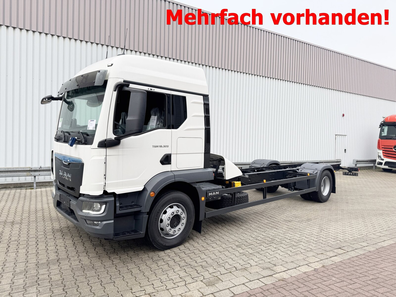 MAN TGM 18.320 4x2 BL TGM 18.320 4x2 BL, mehrfach vorhanden! - Camião chassi: foto 1 MAN TGM 18.320 4x2 BL TGM 18.320 4x2 BL, mehrfach vorhanden! - Camião chassi: foto 1