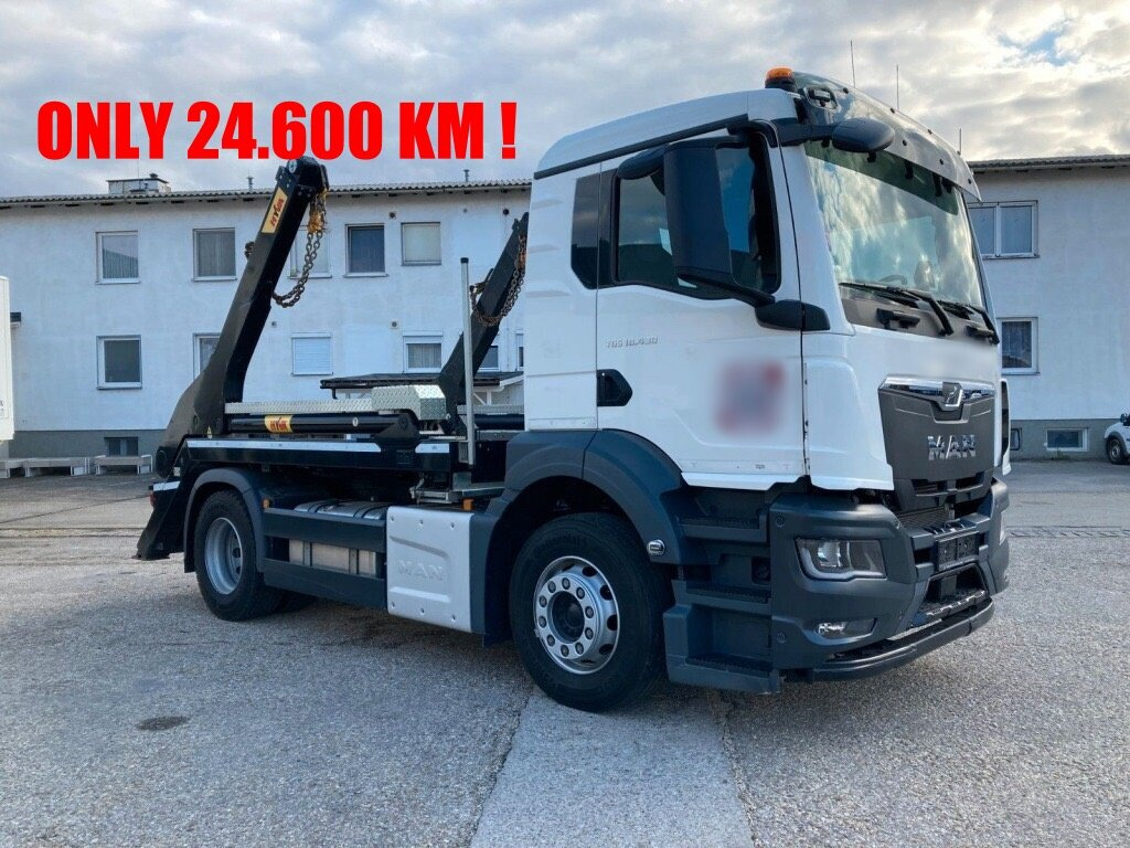 MAN TGS 18.430 4x2 BL TGS 18.430 4x2 BL, Tele-Absetzer, Funk - Camião multibenne: foto 1 MAN TGS 18.430 4x2 BL TGS 18.430 4x2 BL, Tele-Absetzer, Funk - Camião multibenne: foto 1