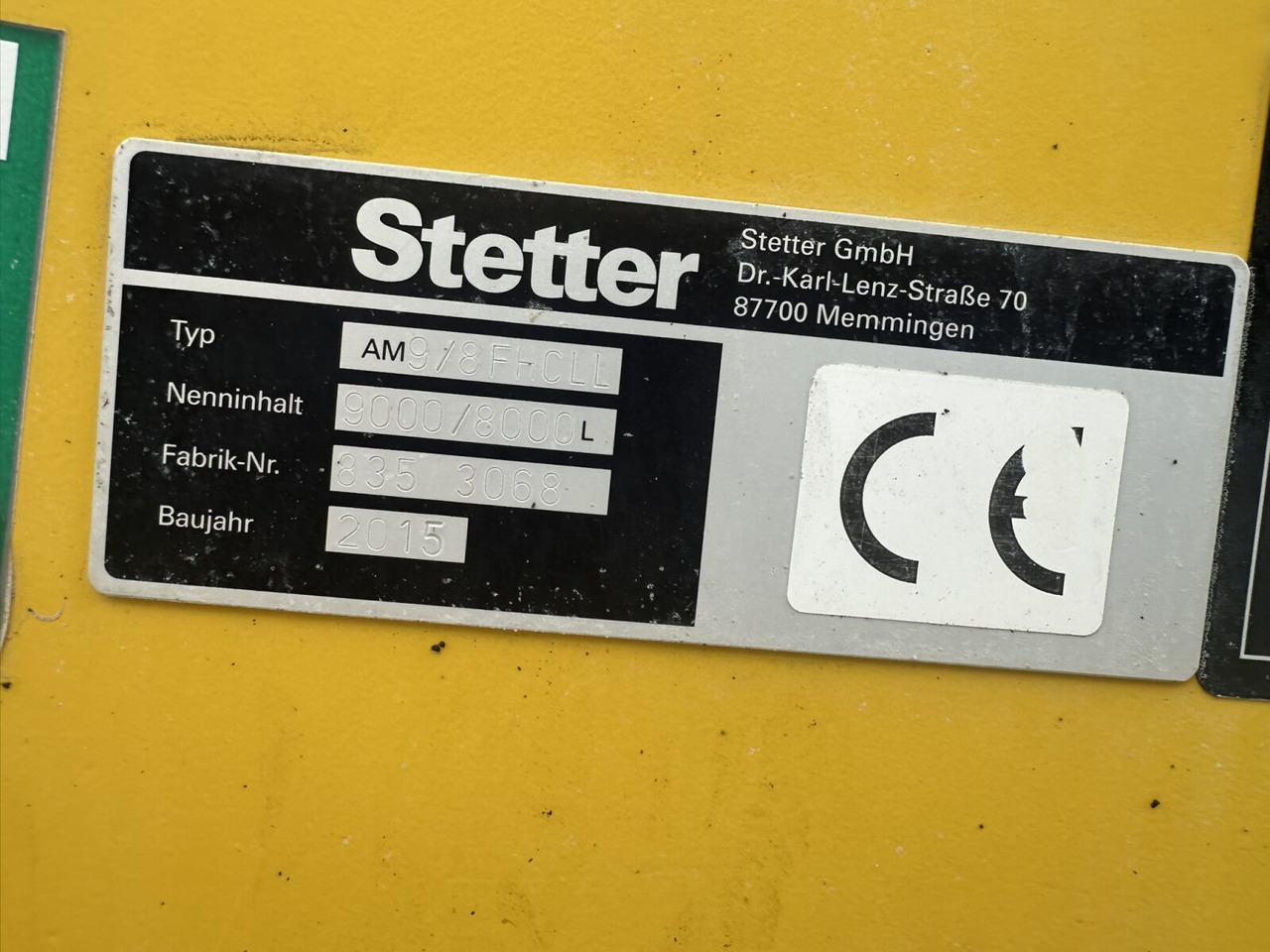 MAN TGS 32.400 8X4 BB TGS 32.400 8x4 BB, Stetter ca. 9m³ - Camião betoneira: foto 5 MAN TGS 32.400 8X4 BB TGS 32.400 8x4 BB, Stetter ca. 9m³ - Camião betoneira: foto 5