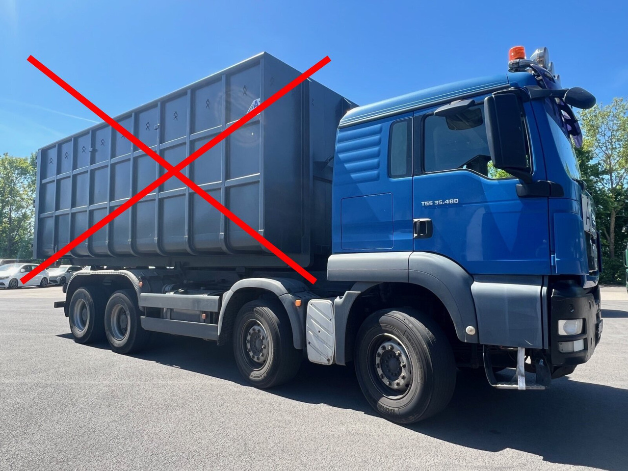 MAN TGS 35.480 8x4 BL TGS 35.480 8x4 BL - Camião polibenne: foto 1 MAN TGS 35.480 8x4 BL TGS 35.480 8x4 BL - Camião polibenne: foto 1