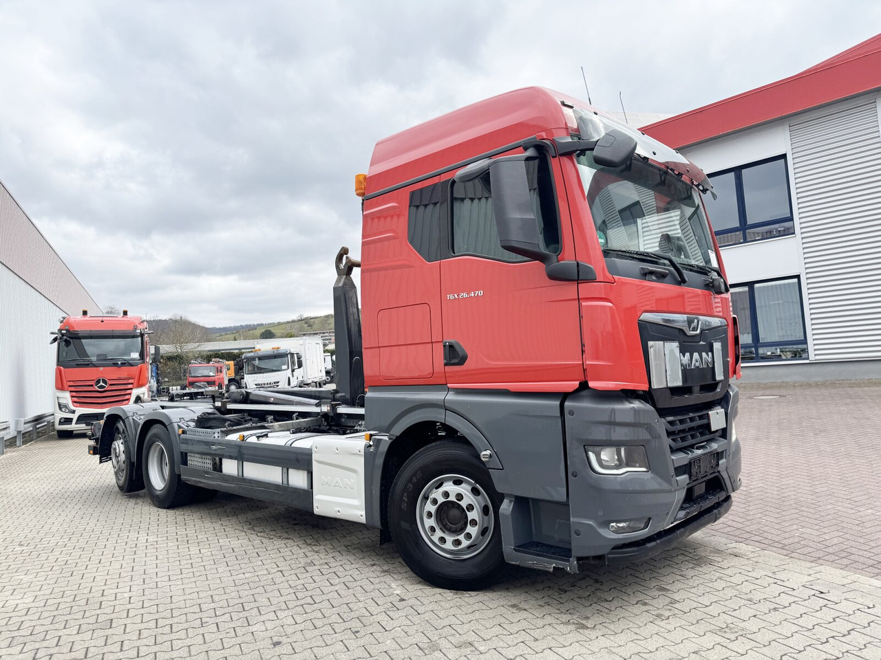 Camião polibenne MAN TGX 26.470 6X2-4 BL TGX 26.470 6X2-4 BL, Lenk-/Liftachse, XLX-Fahrerhaus, VDL Abrollanlage 7m: foto 8