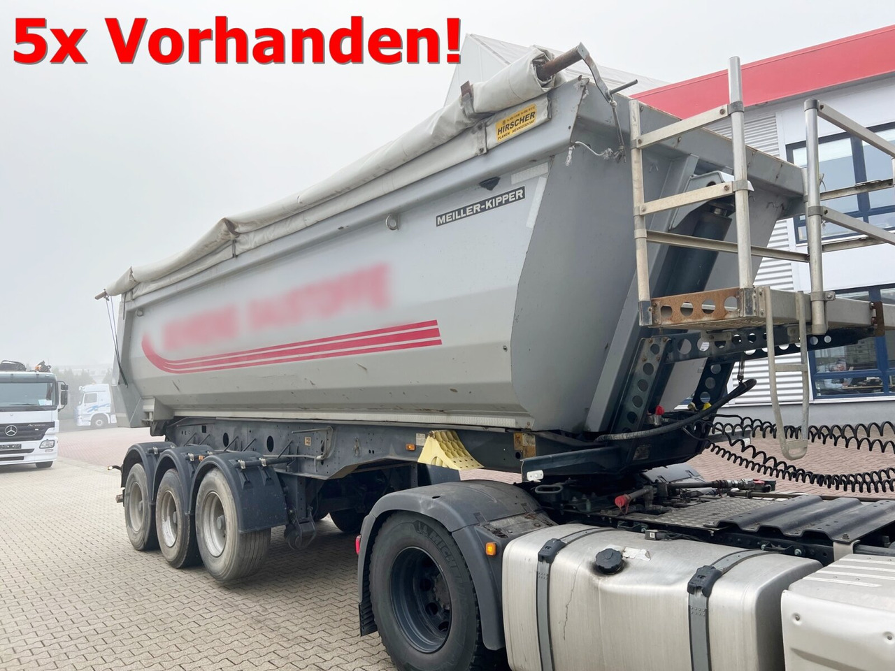 Meiller MHPS 12/27 MHPS 12/27, Stahlmulde ca. 26m³, Liftachse - Semi-reboque basculante: foto 1 Meiller MHPS 12/27 MHPS 12/27, Stahlmulde ca. 26m³, Liftachse - Semi-reboque basculante: foto 1