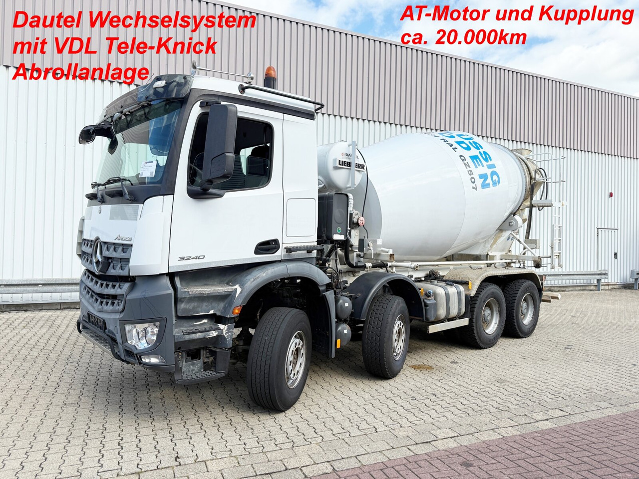 Mercedes-Benz Arocs 3240 8x4 Arocs 3240 8x4, 9 cbm Liebherr HTM 904 F - Camião betoneira: foto 1 Mercedes-Benz Arocs 3240 8x4 Arocs 3240 8x4, 9 cbm Liebherr HTM 904 F - Camião betoneira: foto 1
