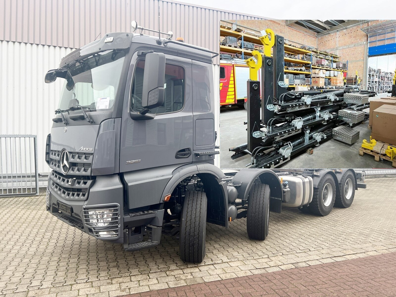 Mercedes-Benz Arocs 3251 L 8x4/4 Arocs 3251 L 8x4/4, Motorabtrieb - Camião polibenne: foto 1 Mercedes-Benz Arocs 3251 L 8x4/4 Arocs 3251 L 8x4/4, Motorabtrieb - Camião polibenne: foto 1