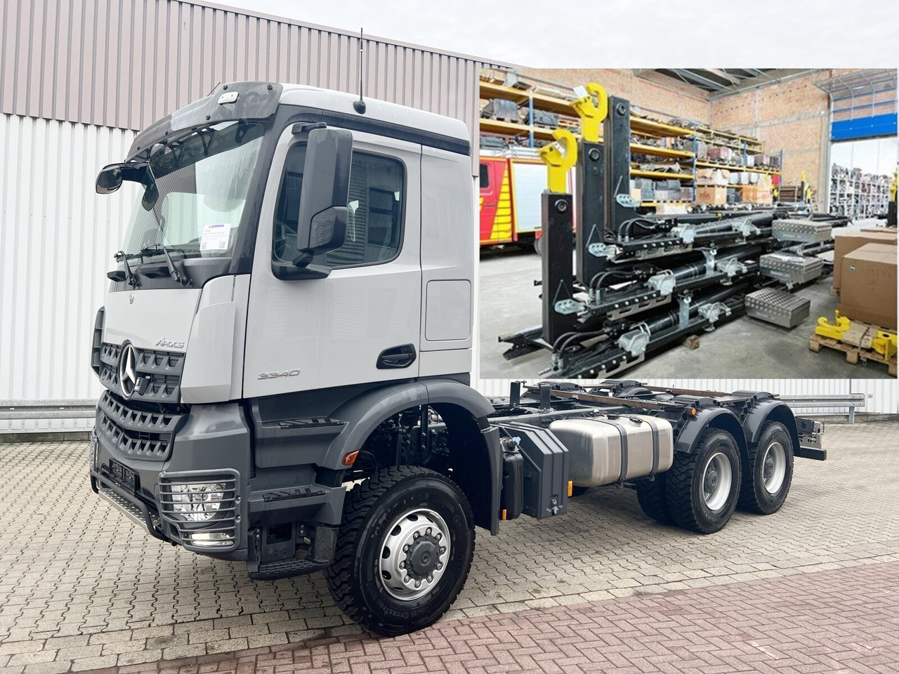 Mercedes-Benz Arocs 3340/46 A 6x6 Arocs 3340/46 A 6x6/39, Grounder - Camião polibenne: foto 1 Mercedes-Benz Arocs 3340/46 A 6x6 Arocs 3340/46 A 6x6/39, Grounder - Camião polibenne: foto 1