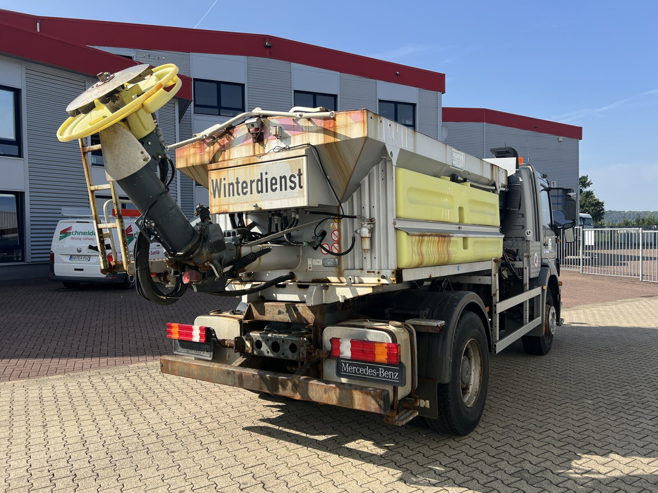 Camião chassi Mercedes-Benz Atego 1828 L 4x2 Atego 1828 L 4x2,Rechtslenker, Winterdienstplatte: foto 7
