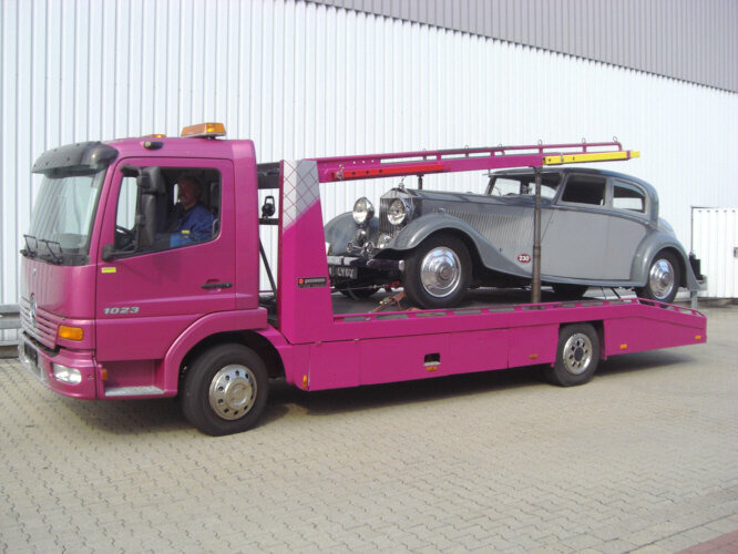 Mercedes-Benz Atego 817L 4x2 Atego 817L 4x2, Autotransporter, 2x VORHANDEN! - Camião transporte de veículos: foto 1 Mercedes-Benz Atego 817L 4x2 Atego 817L 4x2, Autotransporter, 2x VORHANDEN! - Camião transporte de veículos: foto 1