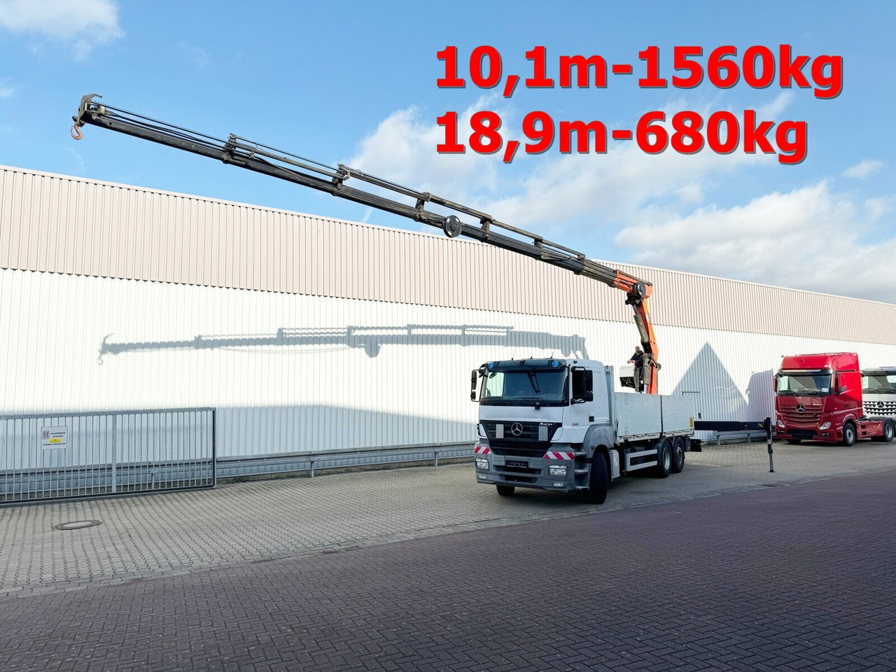 Mercedes-Benz Axor 2536/43 L 6x2 Axor 2536/43 L 6x2 mit Heckkran Palfinger PK 24502 F - Camião grua: foto 1 Mercedes-Benz Axor 2536/43 L 6x2 Axor 2536/43 L 6x2 mit Heckkran Palfinger PK 24502 F - Camião grua: foto 1
