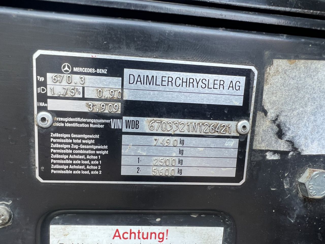 Mercedes-Benz Vario 816 D 4x2 Doka Vario 816 D 4x2 Doka, 2x AHK, Meiller Kipper - Camião basculante: foto 5 Mercedes-Benz Vario 816 D 4x2 Doka Vario 816 D 4x2 Doka, 2x AHK, Meiller Kipper - Camião basculante: foto 5