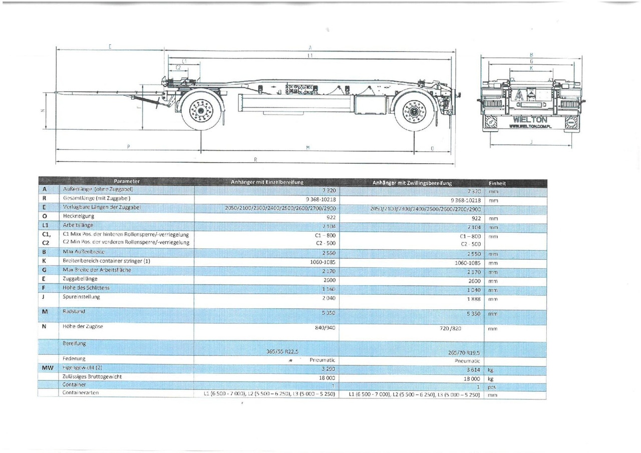 PS2H M3 PS2H M3 Schlitten-Abrollanhänger - Reboque ampliroll/ Multibenne: foto 4 PS2H M3 PS2H M3 Schlitten-Abrollanhänger - Reboque ampliroll/ Multibenne: foto 4