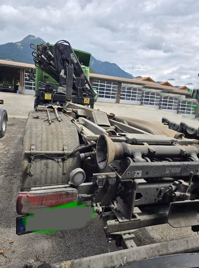 Scania Scania G 480/6x2-4 Scania G 480/6x2-4, Lenk-Liftachse, Hiab Kran Funk 166 HD-3, Abroller XR 18 S 59 - Camião polibenne, Camião grua: foto 3 Scania Scania G 480/6x2-4 Scania G 480/6x2-4, Lenk-Liftachse, Hiab Kran Funk 166 HD-3, Abroller XR 18 S 59 - Camião polibenne, Camião grua: foto 3