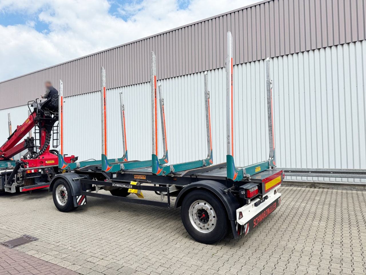Schwarzmüller 2-Achs Holzanhänger 2-Achs Holzanhänger - Reboque transporte de madeira: foto 4 Schwarzmüller 2-Achs Holzanhänger 2-Achs Holzanhänger - Reboque transporte de madeira: foto 4