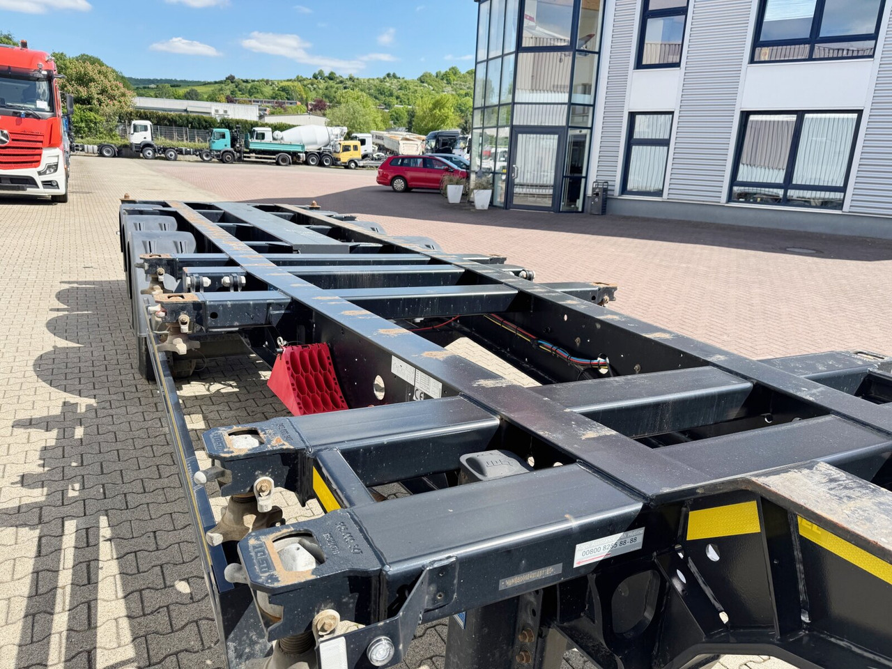 Semi-reboque Kögel Port 45 Simplex Container-Chassis Port 45 Simplex, Container-Chassis, 20/2x20/30/40/45 Fuß, ausziehbar: foto 12