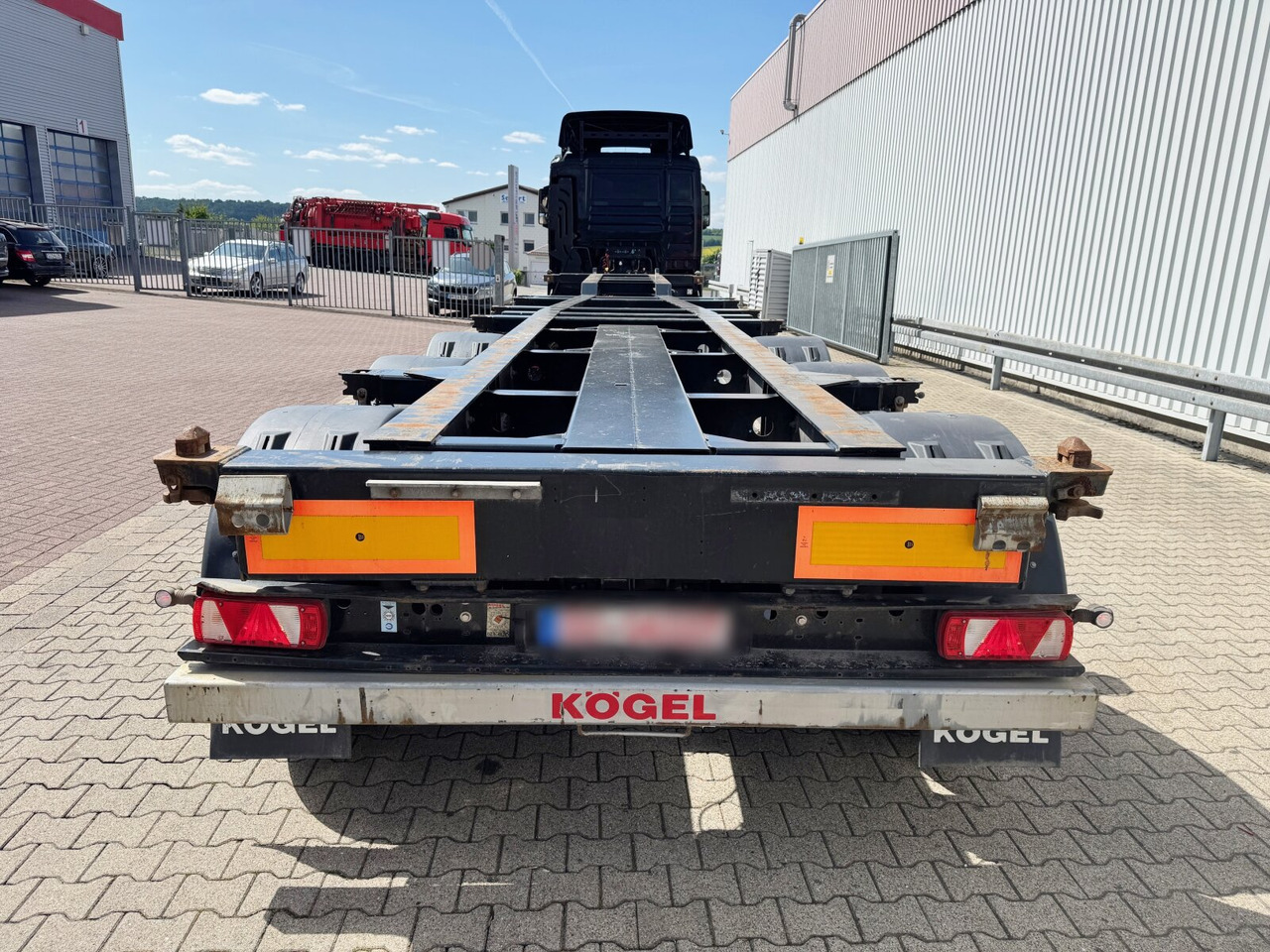 Semi-reboque Kögel Port 45 Simplex Container-Chassis Port 45 Simplex, Container-Chassis, 20/2x20/30/40/45 Fuß, ausziehbar: foto 9