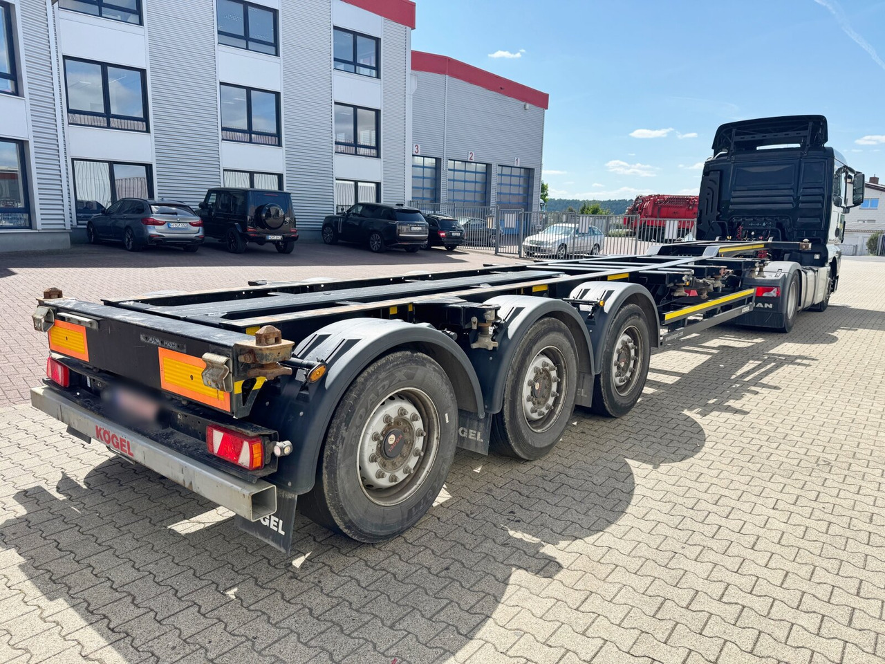 Semi-reboque Kögel Port 45 Simplex Container-Chassis Port 45 Simplex, Container-Chassis, 20/2x20/30/40/45 Fuß, ausziehbar: foto 10