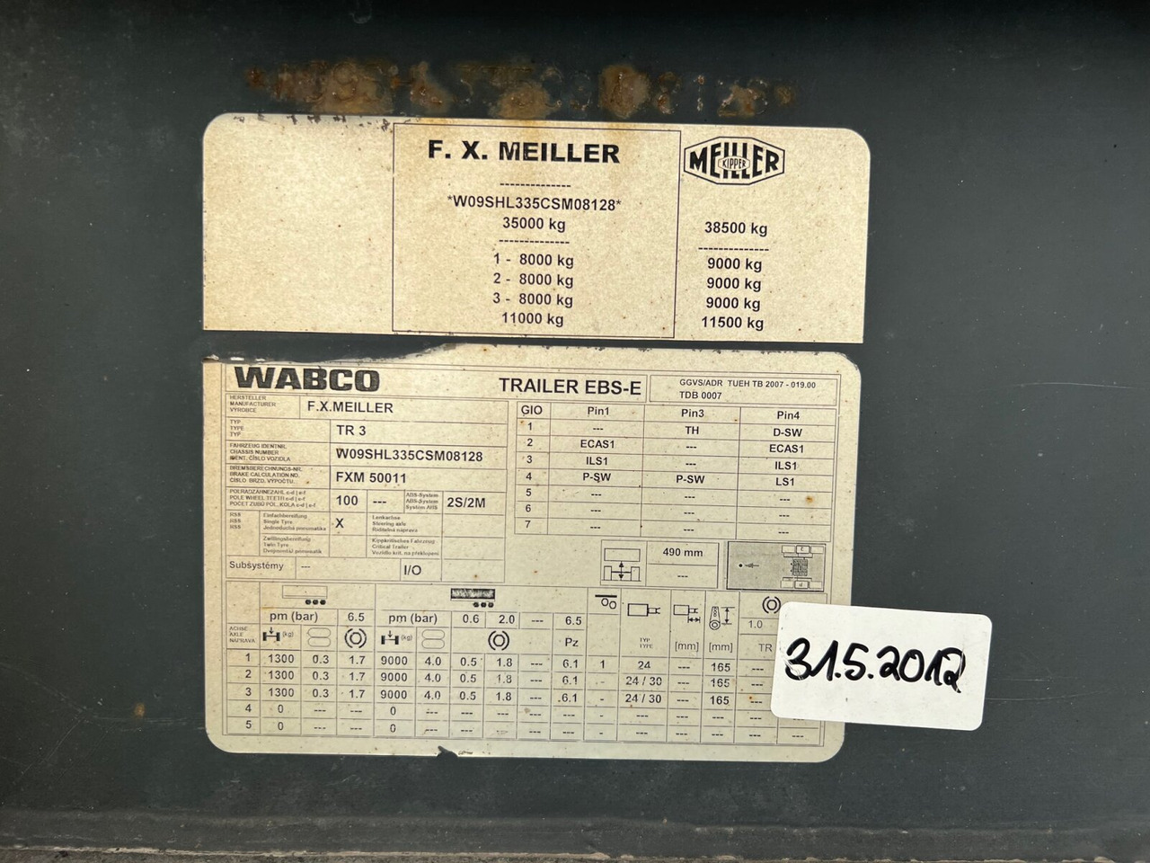 Meiller MHPS 12/27 MHPS 12/27 NOSS2, Stahlmulde ca. 26m³, Liftachse - Semi-reboque: foto 3 Meiller MHPS 12/27 MHPS 12/27 NOSS2, Stahlmulde ca. 26m³, Liftachse - Semi-reboque: foto 3