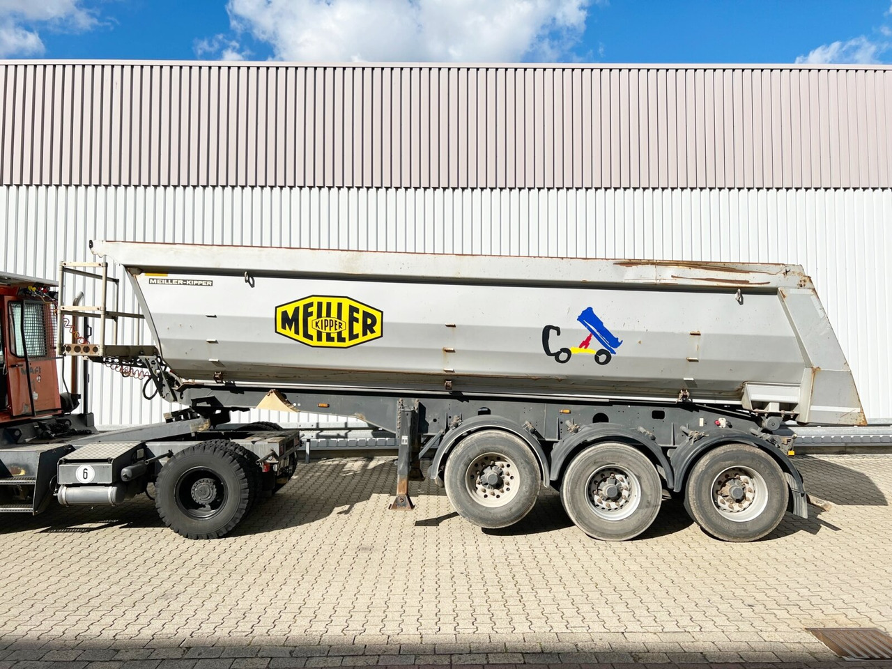 Meiller MHPS 12/27 MHPS 12/27 NOSS2, Stahlmulde ca. 26m³, Liftachse - Semi-reboque: foto 5 Meiller MHPS 12/27 MHPS 12/27 NOSS2, Stahlmulde ca. 26m³, Liftachse - Semi-reboque: foto 5