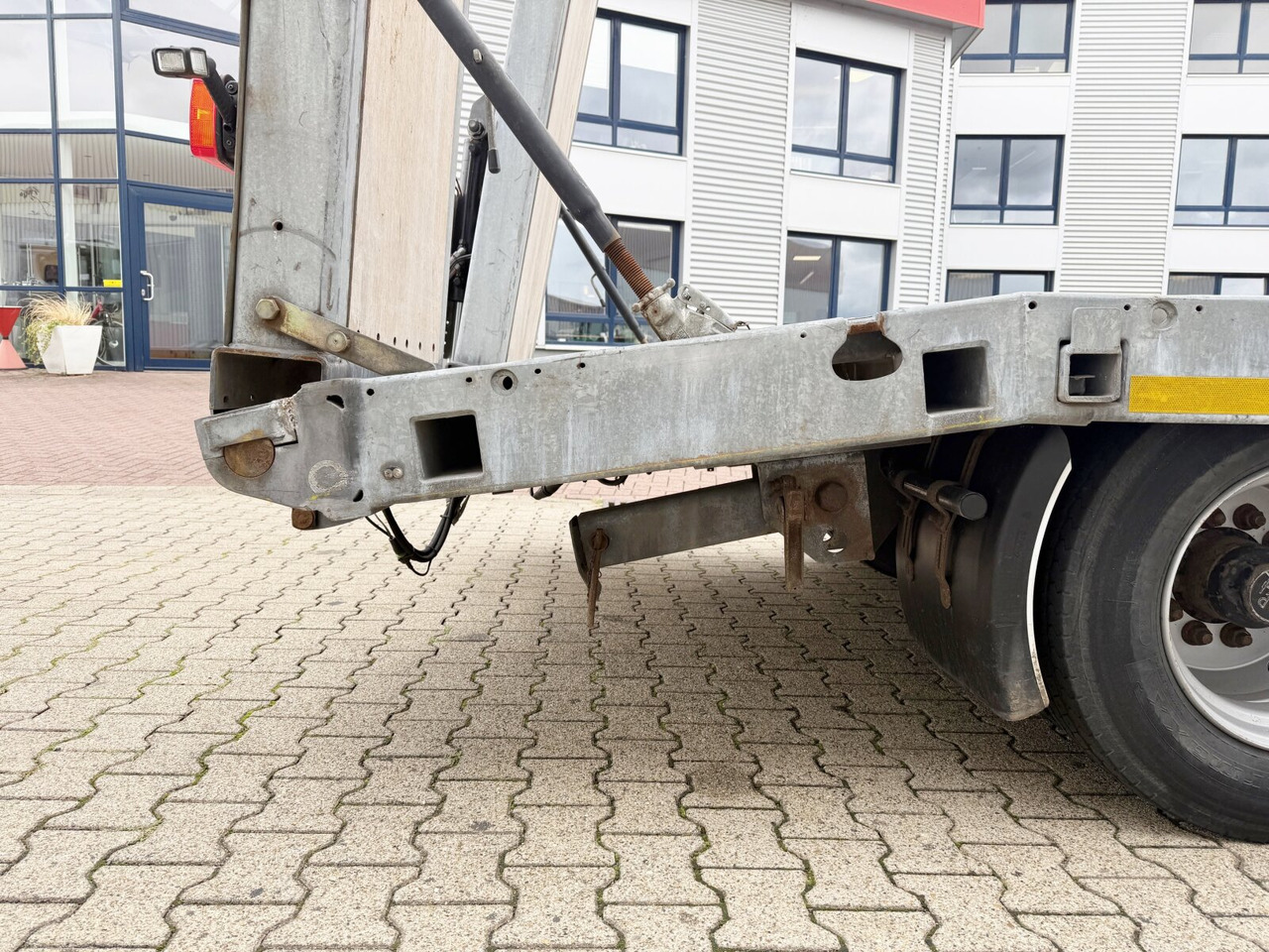 Reboque baixa para transporte de máquinas pesadas TF 3 Schwebheim TF 3 Schwebheim, Verzinkt, hydr. Rampen, Verbr. auf 3m: foto 12