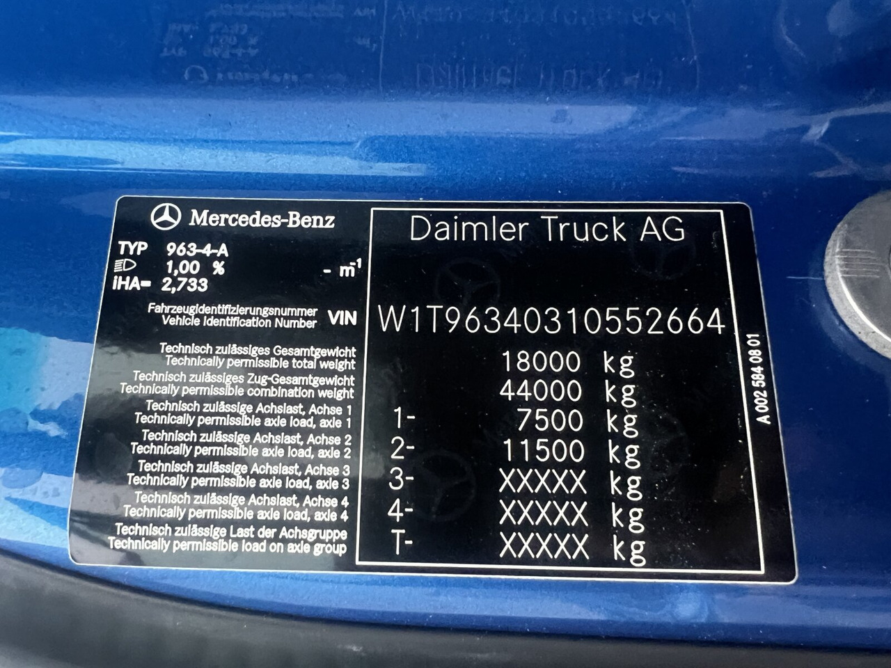 Mercedes-Benz Actros 1843 LS 4x4 HAD Actros 1843 LS 4x4 HAD, HydroDrive, MirrorCam, MultimediaCockpit - Tractor: foto 4 Mercedes-Benz Actros 1843 LS 4x4 HAD Actros 1843 LS 4x4 HAD, HydroDrive, MirrorCam, MultimediaCockpit - Tractor: foto 4